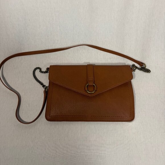 Universal Thread Handbags - Universal Thread Brown Crossbody Purse Snap Closure Casual Everyday Bag